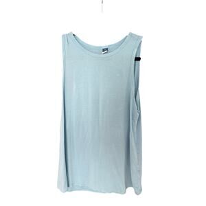 Old Navy Luxe Light Blue Sleeveless Tank Top Women's Small Soft Stretch Swing